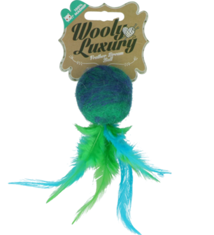 Wooly Luxury Feather Dream Ball Green