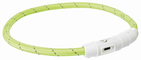 Flash Lichtring USB M-L 45 cm Groen