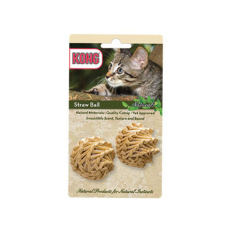 Kong Naturals Straw Ball (Set van 2)