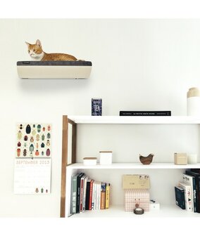 Cosy and Dozy - Chill Cat Shelf - Wenge + Smooth Dark Grey