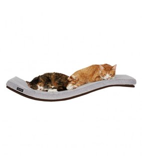 Cosy and Dozy - Chill DeLuxe Cat Shelf - Wenge + Soft Grey