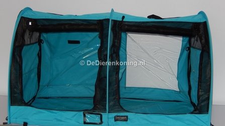 Sturdi Double Show Shelter Aqua (Blauwgroen)