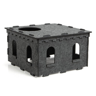 Candian Cat - Felty Fort - Kattenburcht Vilt - 55 x 55 x 108