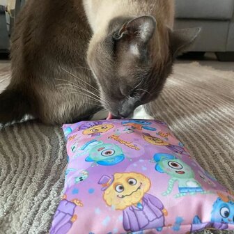 4cats Monster Collection Rustling Kussen met catsnip