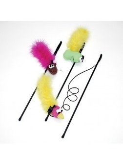 Spot Feather Boa kattenhengel