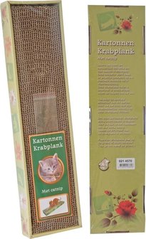 Kartonnen Krabplank met Catnip