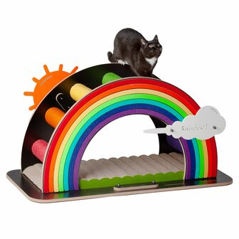 Canadian Cat Krabmeubel Rainbow - Meerkleurig - 105 x 45 x 55 cm