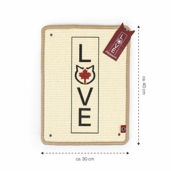 Canadian Cat Krabmat Love - Beige - 30x40cm