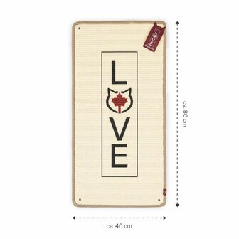 Canadian Cat Krabmat Love - Beige - 80x40cm