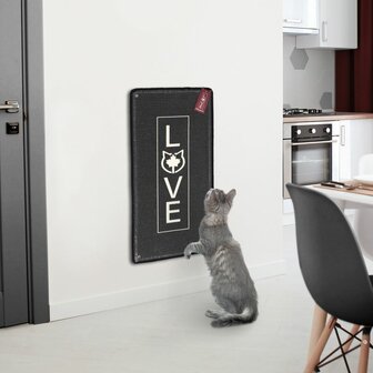 Canadian Cat Krabmat Love - Anthraciet - 80x40cm