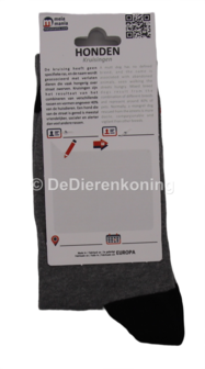 Meia Mania Sokken met Honden - Kruisingen &ndash; Grijs &ndash; Maat 35/38