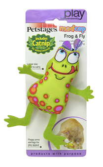 Petstages Madcap Frog &amp; Fly