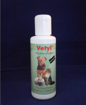 Vetyl droogshampoo zwart