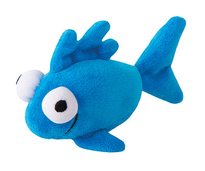 Rogz Catnip Plush Fish Blue