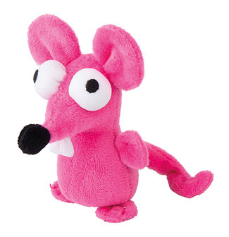 Rogz Catnip Plush Mouse Pink