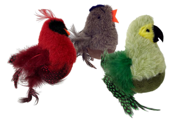 Pet Sport Feathered Kitty Wobbler Red