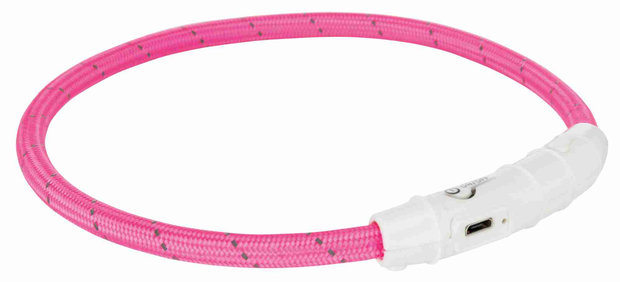 Flash Lichtring USB XS-S 35 cm Roze