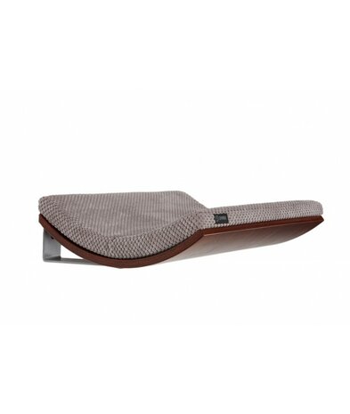 Cosy and Dozy - Chill Cat Shelf - Walnut + Soft Cappuccino
