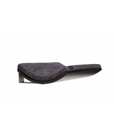 Cosy and Dozy - Chill Cat Shelf - Wenge + Smooth Dark Grey