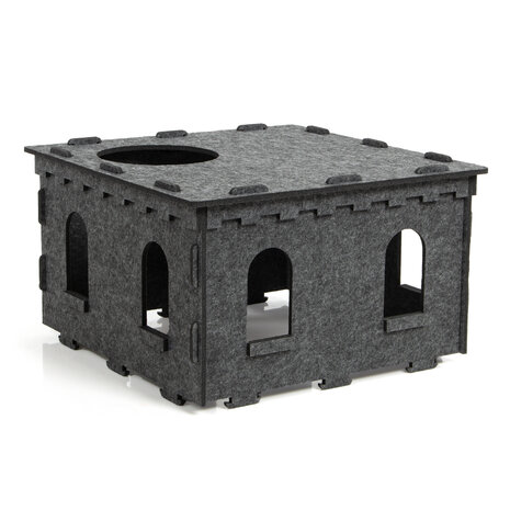 Candian Cat - Felty Fort - Kattenburcht Vilt - 55 x 55 x 108