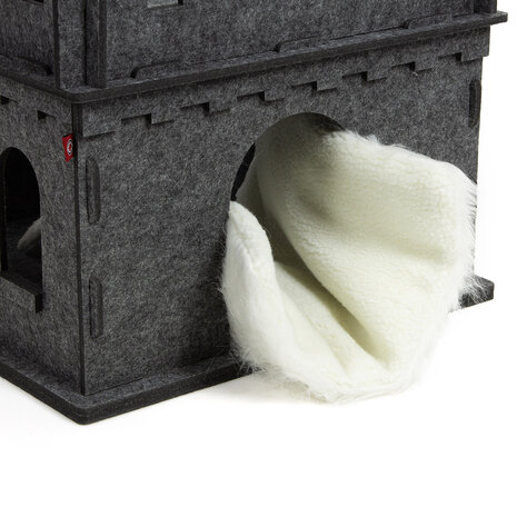 Candian Cat - Felty Fort - Kattenburcht Vilt - 55 x 55 x 108