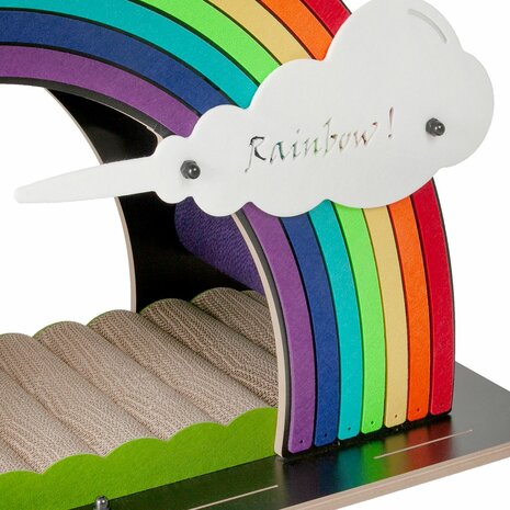 Canadian Cat Krabmeubel Rainbow - Meerkleurig - 105 x 45 x 55 cm