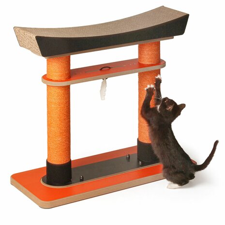 Canadian Cat Krabmeubel Torii - Oranje - 65 x 28 x 68 cm