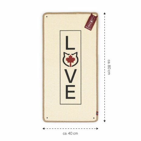 Canadian Cat Krabmat Love - Beige - 80x40cm