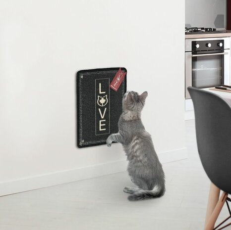 Canadian Cat Krabmat Love - Anthraciet - 30x40cm