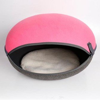 CanadianCat Kattennest Roze/Grijs