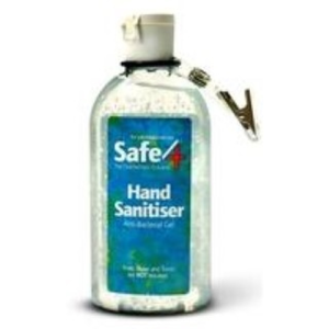 Safe4 Desinfecterende handgel 100 mL met makkelijke clip