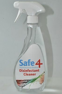 Safe4 Geurloos Desinfectant 500ml Klaar voor gebruik