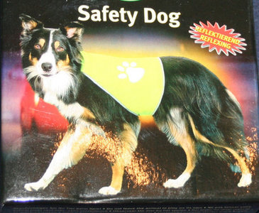 Veiligheidsvest voor honden M Geel