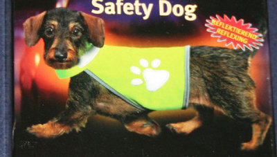 Veiligheidsvest voor honden S Geel