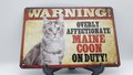 Metalen-bord-warning-Maine-Coon