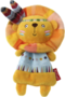 GiGwi-Kattenspeelgoed-Happy-Indians-Leeuw-16-cm