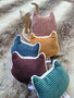 Kussen-Kat-Les-Pepettes-Créations-Diverse-Kleuren-11-cm