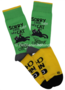 Meia-Mania-Sokken-Kat-Lazy-Cat-Geel-Groen-Maat-35-38