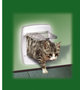 Kattenluik Cat Flap in Wit, 4 standen