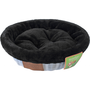 Boony-Wicker-mand-met-uitneembaar-Kussen-Grijs-35-cm