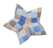 Aumuller Sterkussen Patchwork Blauw 70 x 70 x 25 cm_1