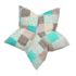 Aumuller Sterkussen Patchwork Groen 70 x 70 x 25 cm_1